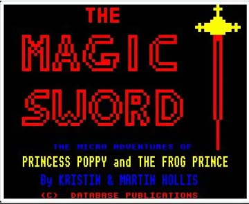 Magic Sword, The (198x)(Gemini Games) screen shot title